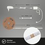 Dekorační - BRILO 2267-150P RGB LED pásek 500 cm 0,12W bílé - BRILO - foto 9
