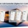 S Série - Zigbee 3.0 LED přijímač 3v1 pro RGB/RGBW/RGB+CCT LED pásky, Boxer, 2,4Ghz, 12-24VDC, 12A, Mi-light, FUT037Z+ - foto 13