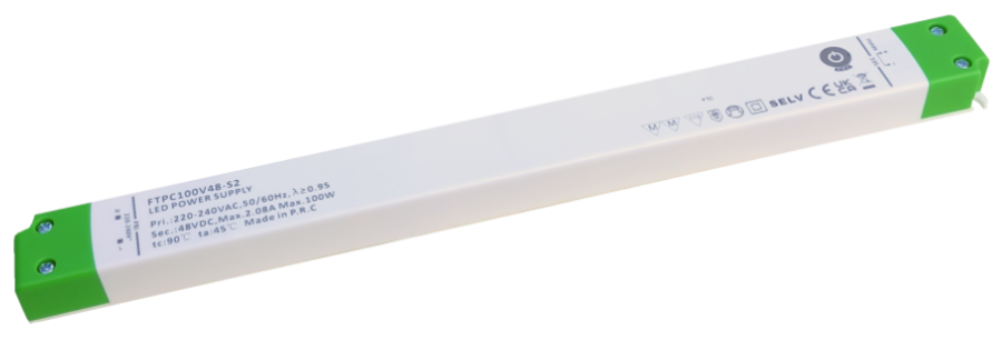 Napájecí zdroje 48V - 100W Nábytkový napájecí zdroj SLIM, FTPC100V48-S2, 48V, 2,1A, IP20 - foto 1
