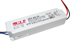 Napájecí zdroje 24V - 60W LED zdroj GPV-60-24, 2,5A, 24V 
