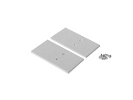 Difuzory a koncovky - Koncovka profilu VARIO30-27 stříbrná, V4570022s