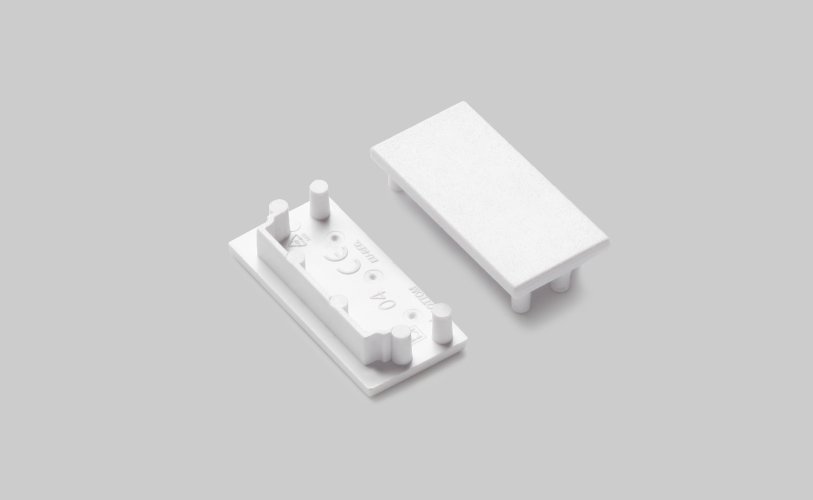 Difuzory a koncovky - Koncovka profilu VARIO30-04 bílá, V4900001 - foto 1