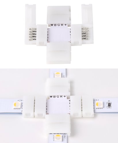 Konektory a spojky - RGBW click spojka X, 5pinový, IP20, XS5C-12, Mi-light - foto 1