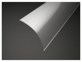 Difuzory a koncovky - Difuzor pro profil CORNER 4 půlkulatý, transparentní
