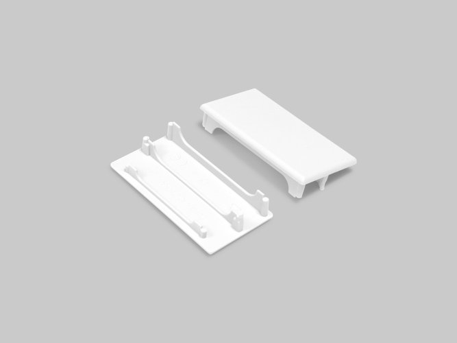 Difuzory a koncovky - Koncovka profilu LOWI bílá, 93066001 - foto 1