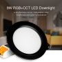 Vestavné svítidla - 9W LED svítidlo downlight RGB+CCT, RF 2.4GHz, FUT061-B, Mi-Light - foto 4