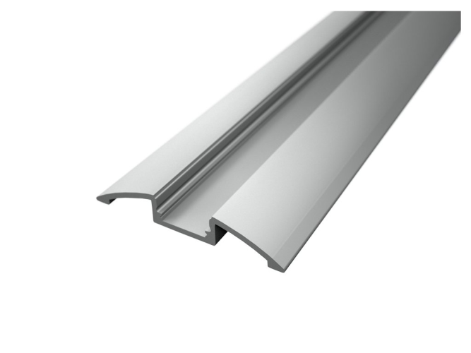 Přisazené profily - Hliníkový LED profil SURFACE 4, stříbrný - foto 1