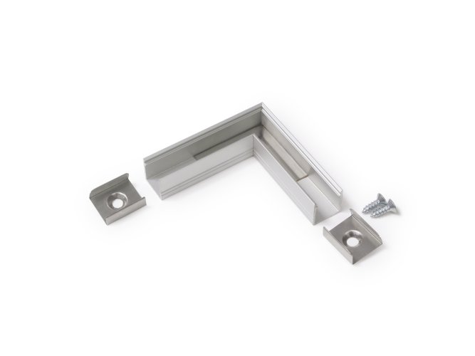 Úchyty, spojky, závěsný materiál - SMART10 Rohová spojka eloxovaná, C2910020 - foto 1