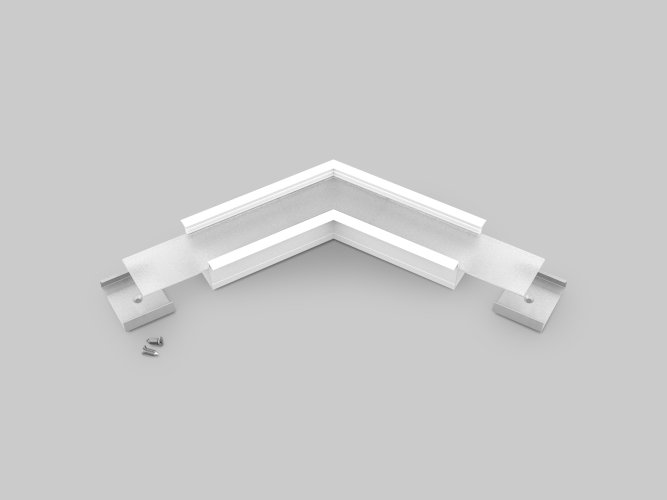 Úchyty, spojky, závěsný materiál - VARIO30-07 rohová spojka 120st bílá, V4810001s - foto 1