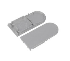 Difuzory a koncovky - Koncovka profilu COMBO30-01A-D9, stříbrná, V6999040