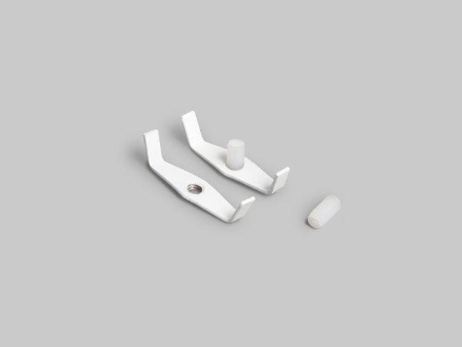 Úchyty, spojky, závěsný materiál - LED svorka VARIO30-01 bílá, V4520001 - foto 1