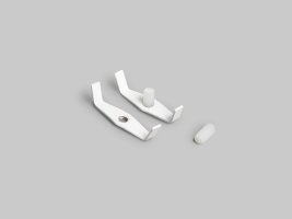 Úchyty, spojky, závěsný materiál - LED svorka VARIO30-01 bílá, V4520001