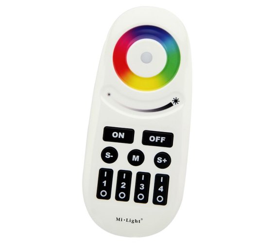 2,4Ghz Ovladače (RGB+CCT, stmívače) - 4 kanálový RGBW dálkový ovladač, 2.4GHz, FUT095, Mi-Light - foto 1
