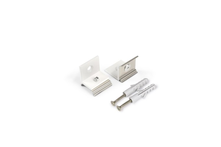 Úchyty, spojky, závěsný materiál - Boční montážní úchyt U5(2) bílý, kónické uchycení, B2920001 - foto 1