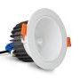 Vestavné svítidla - 12W LED svítidlo downlight RGB+CCT, RF 2.4GHz, antireflexní, FUT071, Mi-Light - foto 2