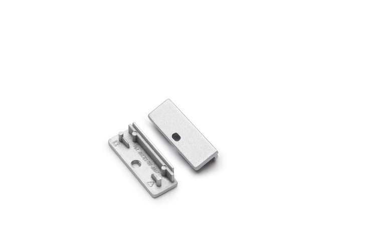 Difuzory a koncovky - WIDE24 koncovka stříbrná s otvorem, 84300040 - foto 1