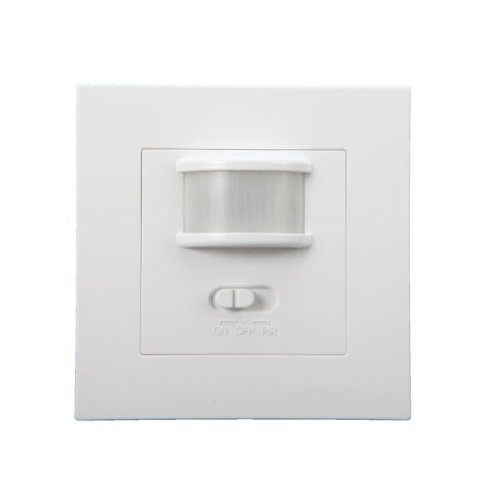 Pohybová čidla - PIR pohybový senzor, třívodičový, 220-240V/AC, dosah 9m, bílý - foto 1