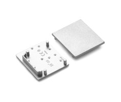 Difuzory a koncovky - Koncovka profilu VARIO30-03, stříbrná