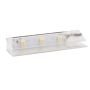 Osvětlení skleněných polic - PVC LED svítidlo pro osvětlení skleněných polic, 6ks, 12VDC, IP20, 63x22x11 - foto 5