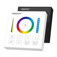 2,4Ghz Ovladače na stěnu - 1 zónový nástěnný ovladač RGB+CCT ,2.4GHz RF, skleněný, B0, Mi-Light