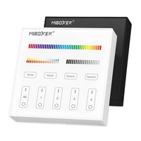 2,4Ghz Ovladače na stěnu - 4 zónový nástěnný ovladač RGB+CCT, B4, Mi-Light