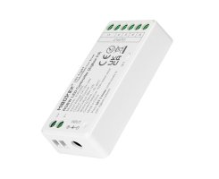 Ovladače, řídící jednotky - Zigbee přijímač pro RGBW LED pásky, 12-24VDC, 12A, Zigbee 3.0, Hue, Echo, FUT038Z, Mi-light