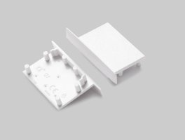 Difuzory a koncovky - Koncovka profilu VARIO30-07 bílá, V4930001