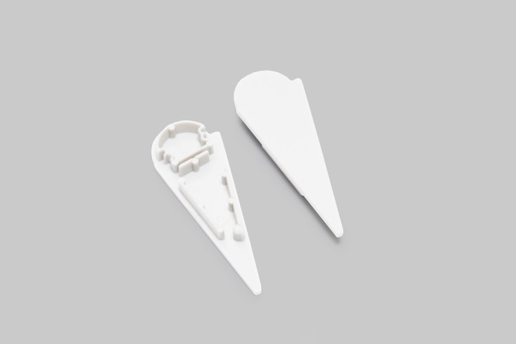 Difuzory a koncovky - Koncovka profilu WALLE12 D bílá, B8890001 - foto 1