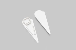 Difuzory a koncovky - Koncovka profilu WALLE12 D bílá, B8890001