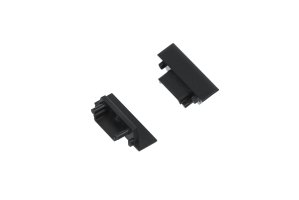 Difuzory a koncovky - Koncovka profilu GROOVE14.V2 s otvorem, černá, K6999902