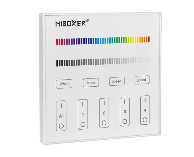 DMX512 Master - Dotykový DMX panel RGBW, 4 zóny, RF 2.4G, X4, Mi-Light - foto 1