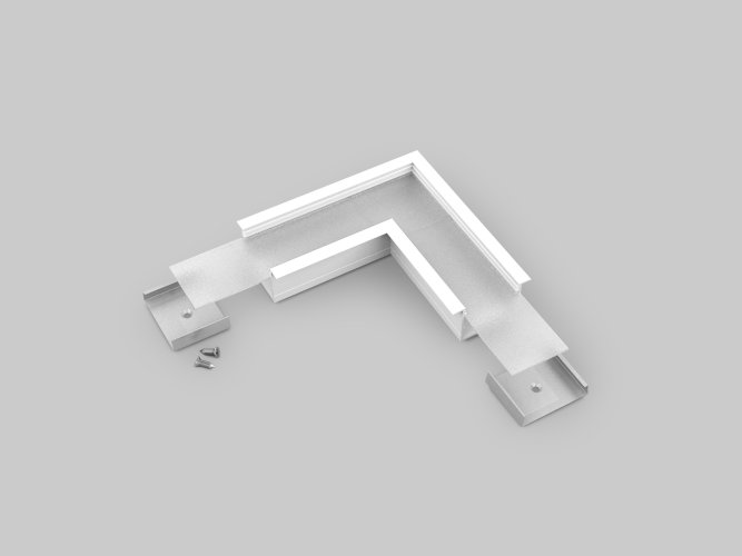 Úchyty, spojky, závěsný materiál - VARIO30-07 rohová spojka 90 st bílá, V4790001s - foto 1