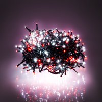 Vánoční řetězy, závěsy a stromky -  Vánoční osvětlení RXL 323 řet.jž 600LED 11+5m RDCW  RETLUX