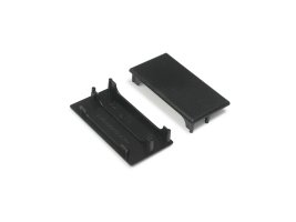 Difuzory a koncovky - Koncovka profilu LOWI černá, 93070002