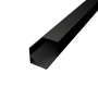 Difuzory a koncovky - Difuzor pro profil CORNER 2 hranatý, černý, LP203-BLACKC - foto 2