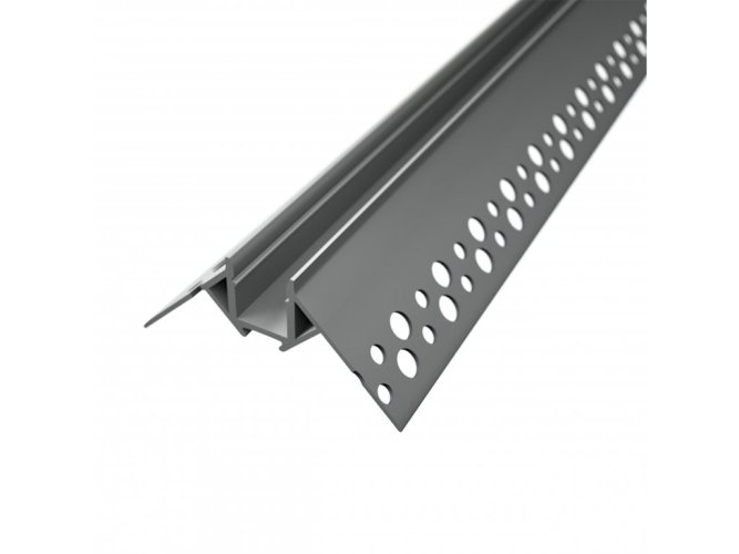 Podomítkové, sádrokartonové profily - Hliníkový LED profil RECESSED 11, zapuštěný, stříbrný - foto 1