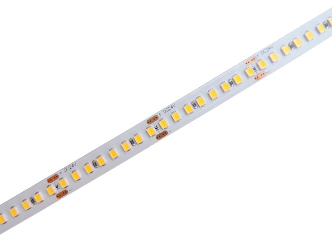 Jednobarevné LED pásky 12V, 24V, 230V - 24W PROFI pásek 3761lm, 24V, 10mm, 176LED/m, IP20, pro hlavní osvětlení - foto 1