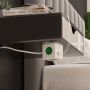 Nábytkové zásuvky, vypinače - PowerCube Extended USB síťový rozbočovač, 4x230V, 2xUSB, IP20, PC-E2U-BI-4FR/ZI-1,5-01 - foto 2