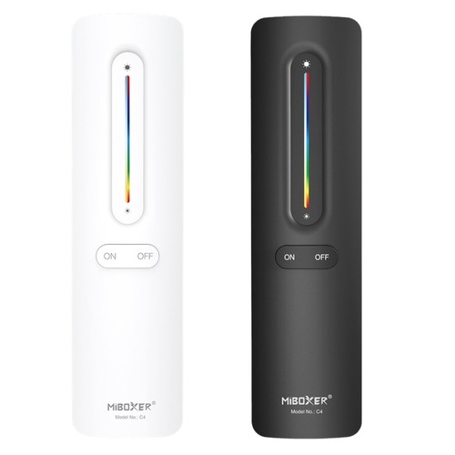 2,4Ghz Ovladače (RGB+CCT, stmívače) - Dálkové ovládání pro RGB+CCT LED pásky, 2.4GHz, 2 x AAA, C4, Mi-Light - foto 1