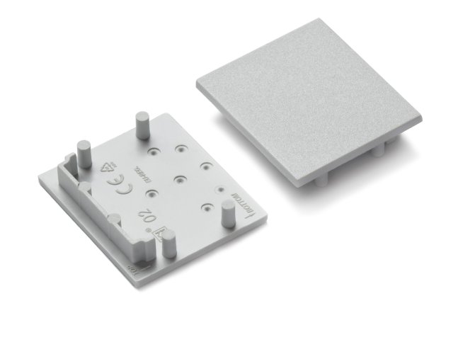 Difuzory a koncovky - Koncovka profilu VARIO30-02, šedá - foto 1