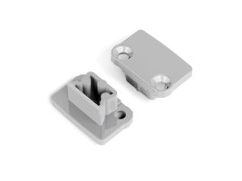 Difuzory a koncovky - FLOOR8 koncovka stříbrná, G6999940