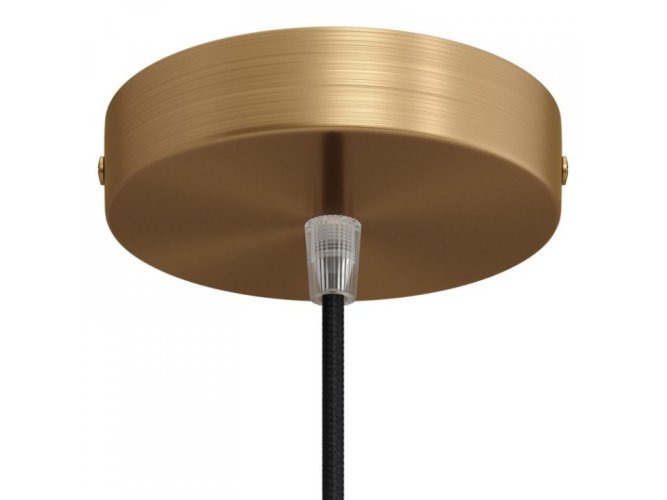 Baldachýny, montury - Válcový kovový stropní baldachýn - 1 otvor - foto 1