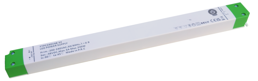 Napájecí zdroje 48V - 240W Nábytkový napájecí zdroj SLIM, FTPC240V48-S2, 48V, 5A, IP20 - foto 1