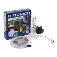 Sady LED pásků - Sada RGB LED pásku s ovladačem a zdrojem, Bluetooth music, 12W, stmívatelný, IP20