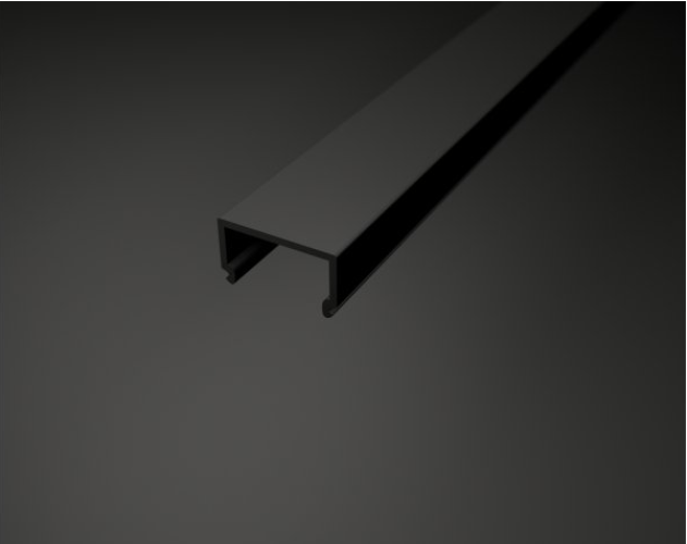 Difuzory a koncovky - Difuzor vysoký pro profil SURFACE 8, černý - foto 1