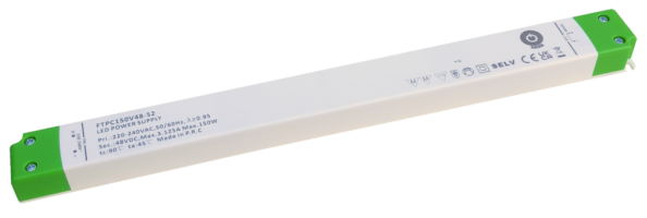 Napájecí zdroje 48V - 150W Nábytkový napájecí zdroj SLIM, FTPC150V48-S2, 48V, 3.17A, IP20