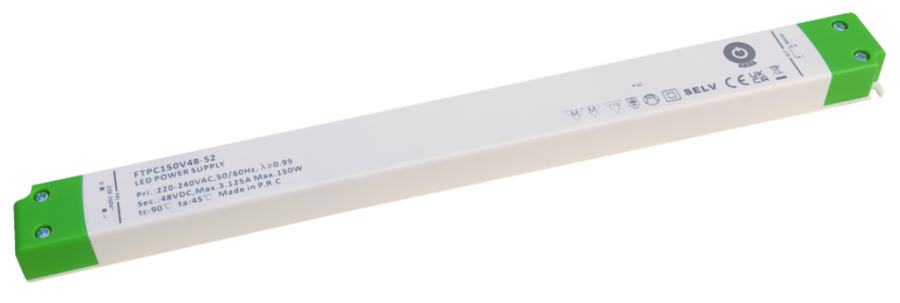 Napájecí zdroje 48V - 150W Nábytkový napájecí zdroj SLIM, FTPC150V48-S2, 48V, 3.17A, IP20 - foto 1