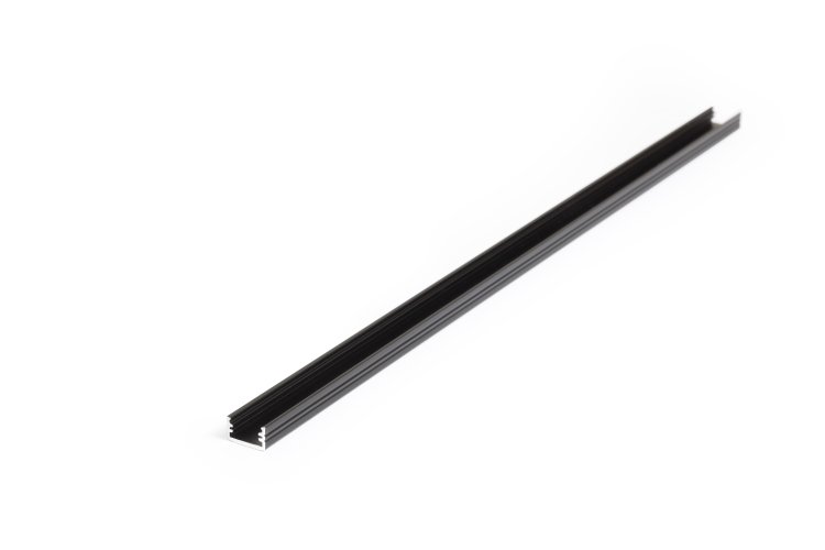 Přisazené profily - Přisazený profil SLIM8 černý elox, AC2/Z - foto 1