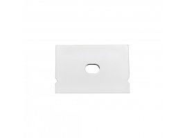 Difuzory a koncovky - Koncovka profilu Surface 7 s otvorem, bílá