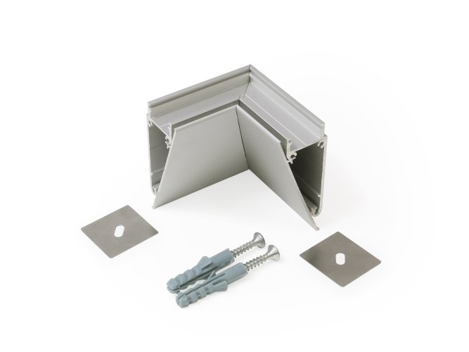 Úchyty, spojky, závěsný materiál - Rohová spojka 90st WALLE12 eloxovaná, B8910020 - foto 1